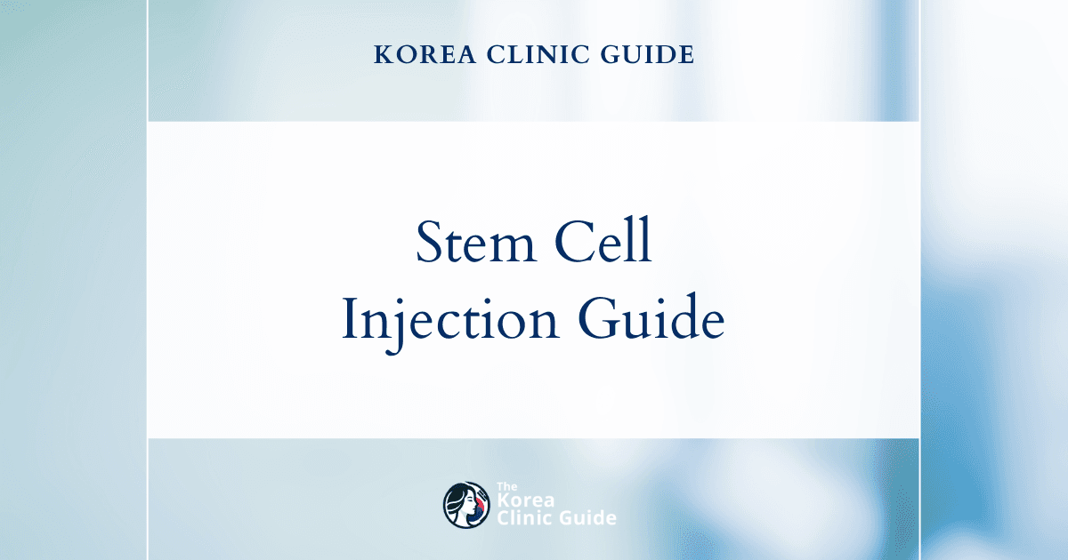 Stem Cell Injection in Korea | Best Clinics, Costs, Procedure Types & More