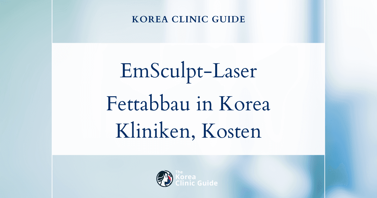 EmSculpt-Laser zur Fettreduktion in Korea | Die besten Kliniken, Kosten, Behandlungsoptionen und mehr