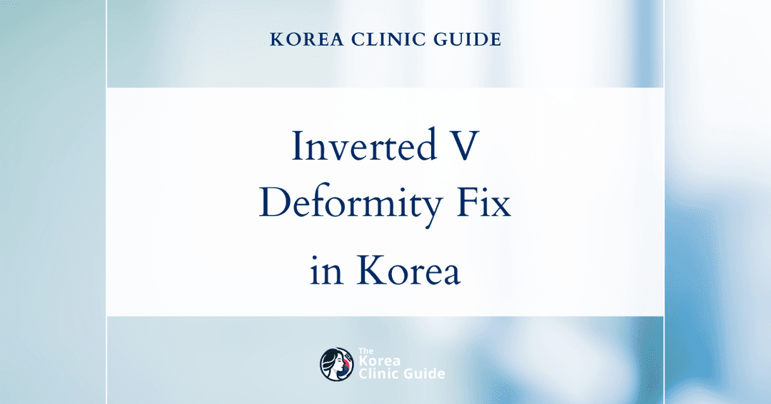 inverted v deformity