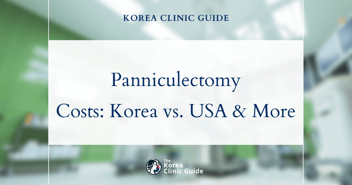 Korea vs. Global Competitors: Unveiling Panniculectomy Costs and Quality in Top Medical Tourism Destinations