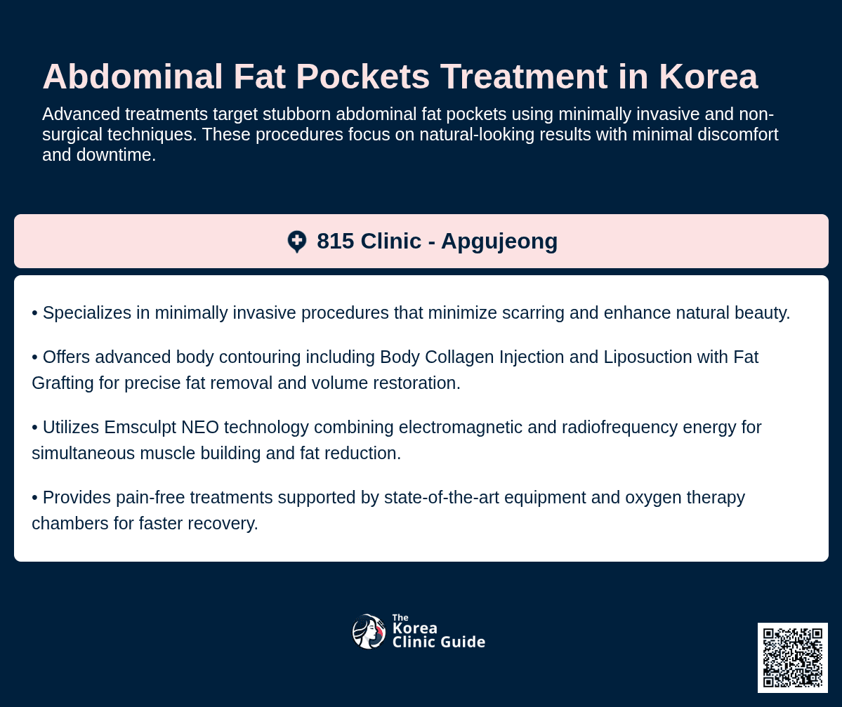 abdominal fat pockets korea