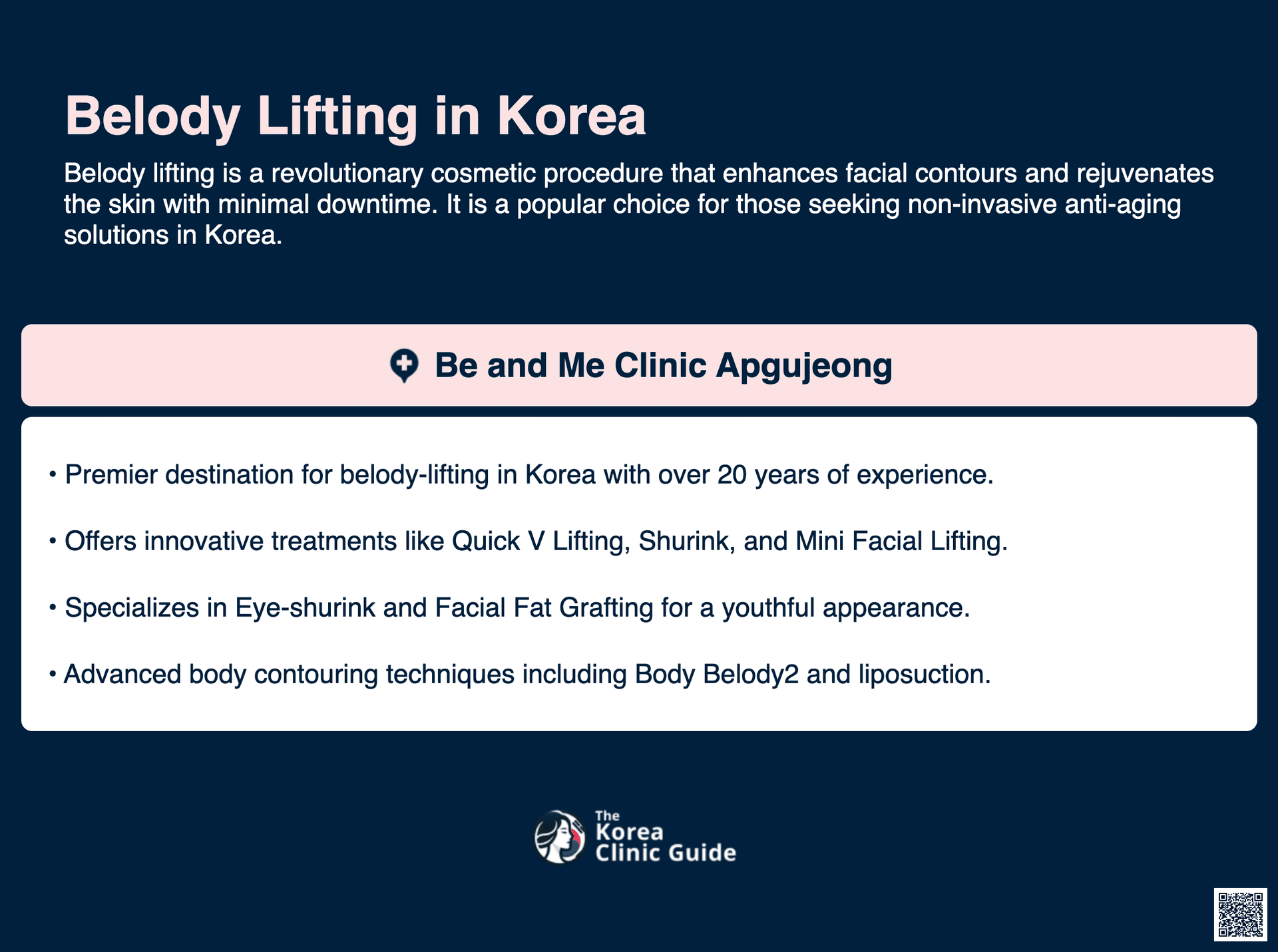 belody lifting korea