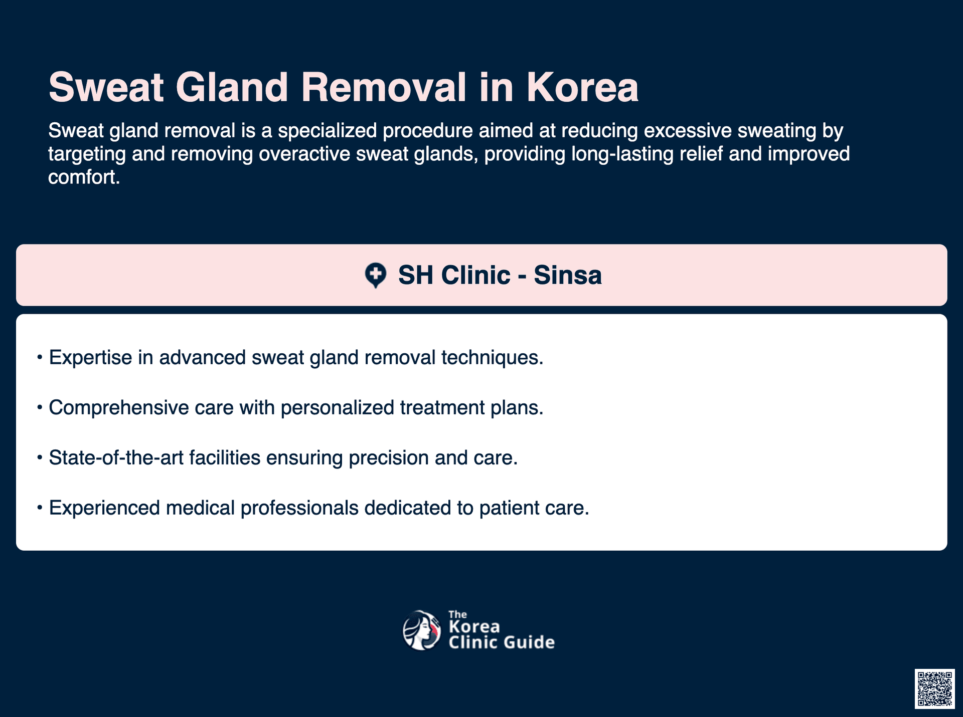 cost sweat gland removal korea