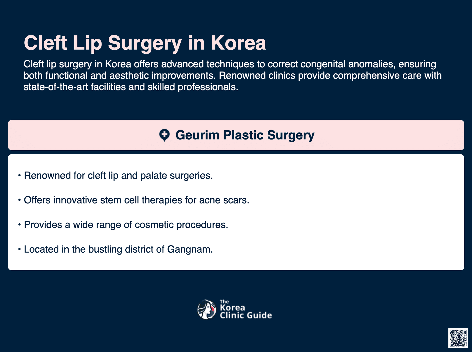 cost cleft lip surgery korea