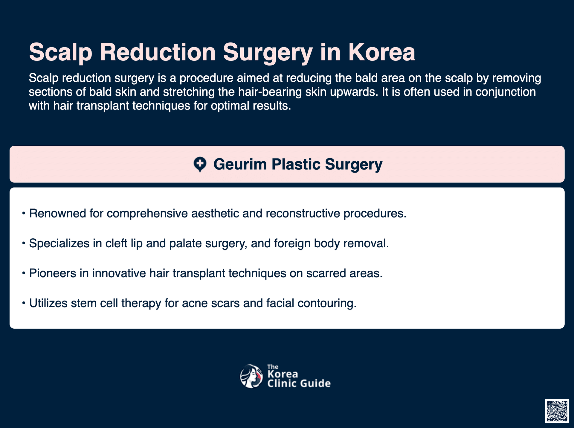 cost scalp reduction surgery korea