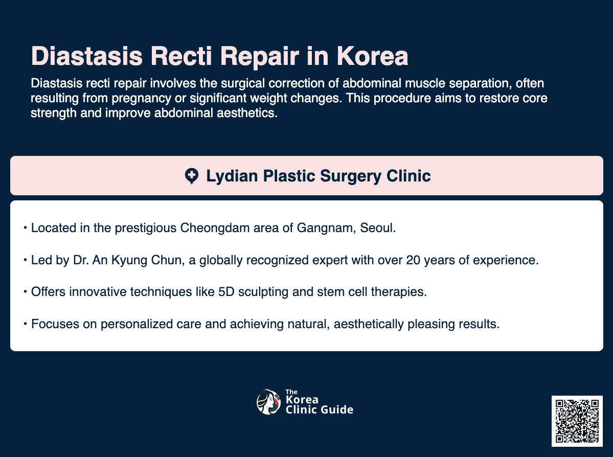 diastasis recti repair korea
