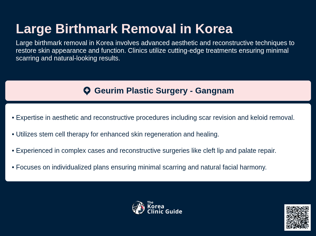 large birthmark removal gap korea