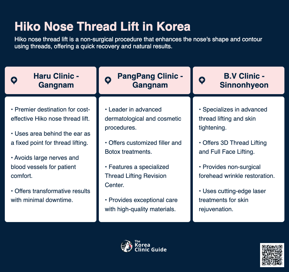 cost hiko nose thread lift korea