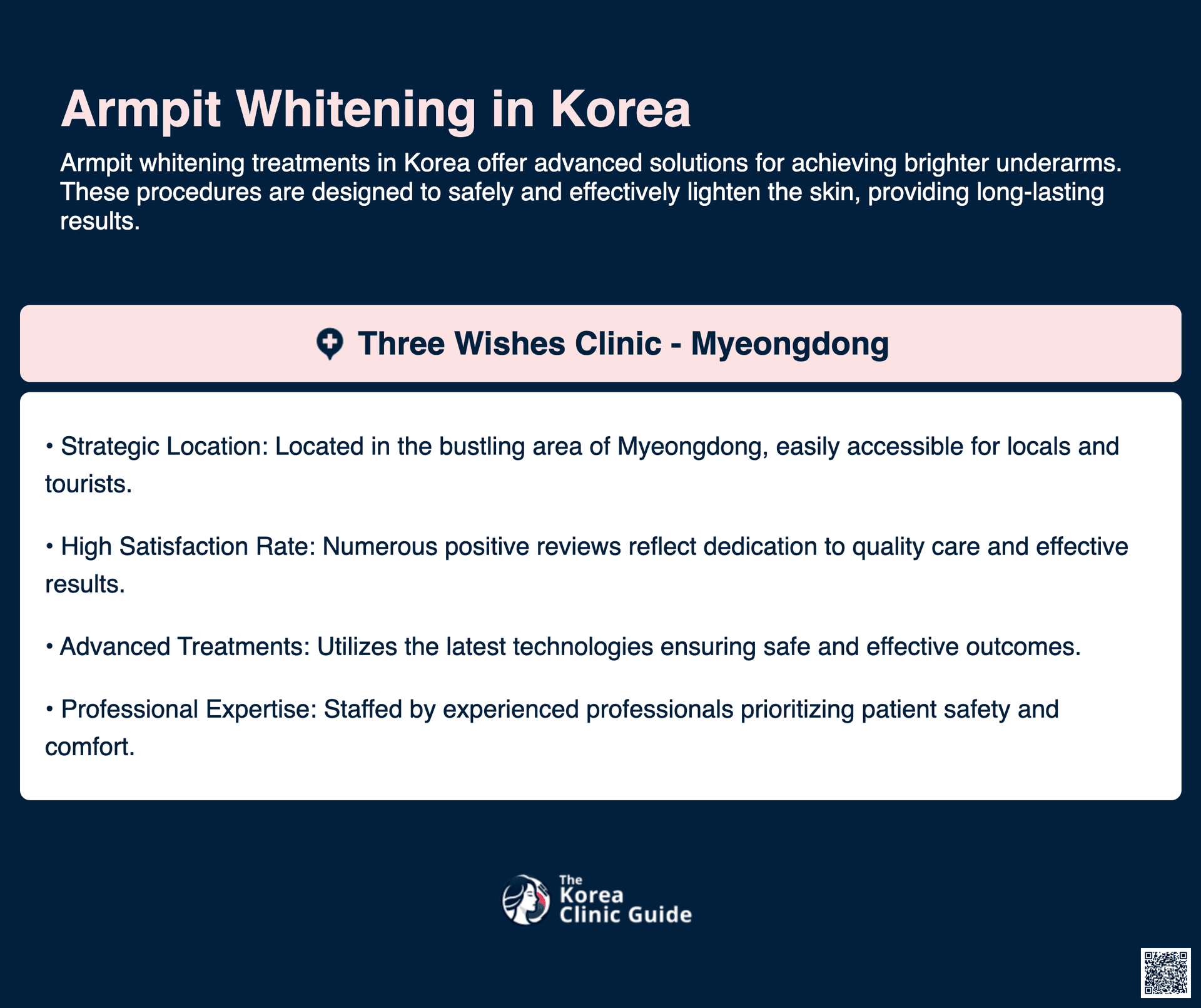 cost armpit whitening korea