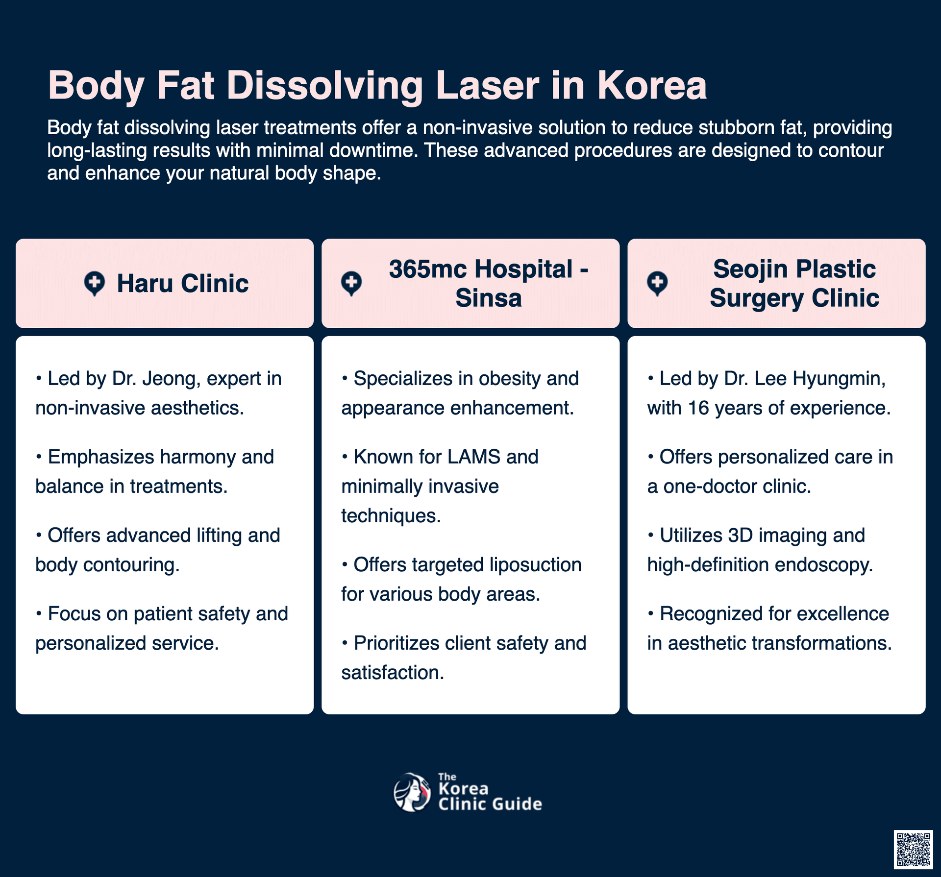 cost body fat dissolving laser korea
