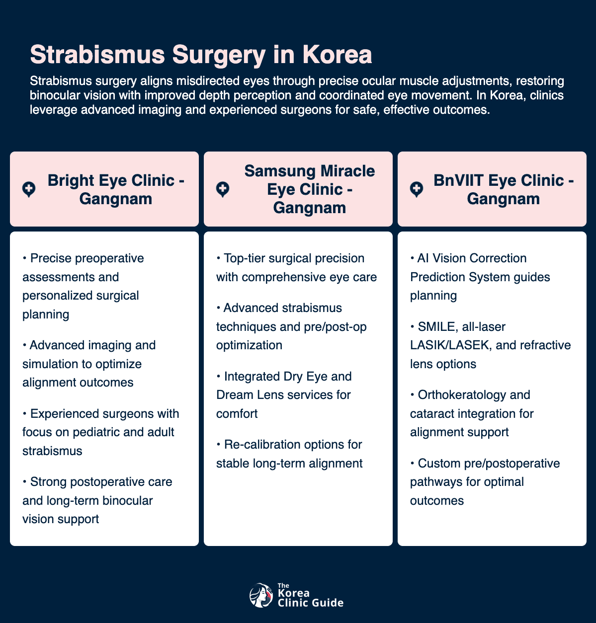 Strabismus Surgery