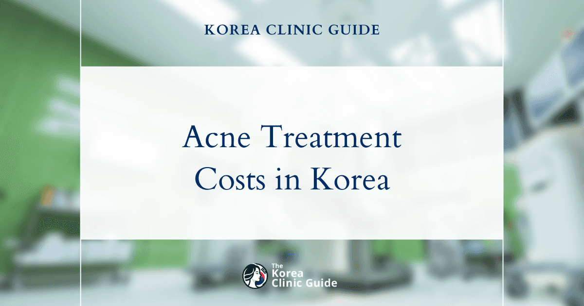 Korean vs. International Acne Treatment Costs: Is Korean Skincare the Superior Choice?