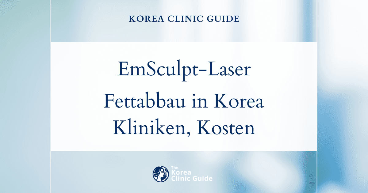 EmSculpt-Laser zur Fettreduktion in Korea | Die besten Kliniken, Kosten, Behandlungsoptionen und mehr
