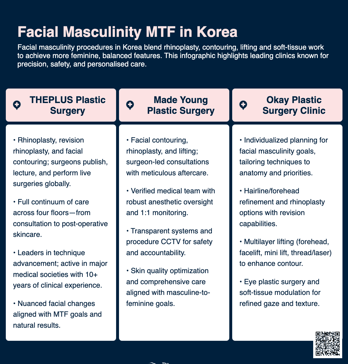 Gesichtsfeminisierende Chirurgie