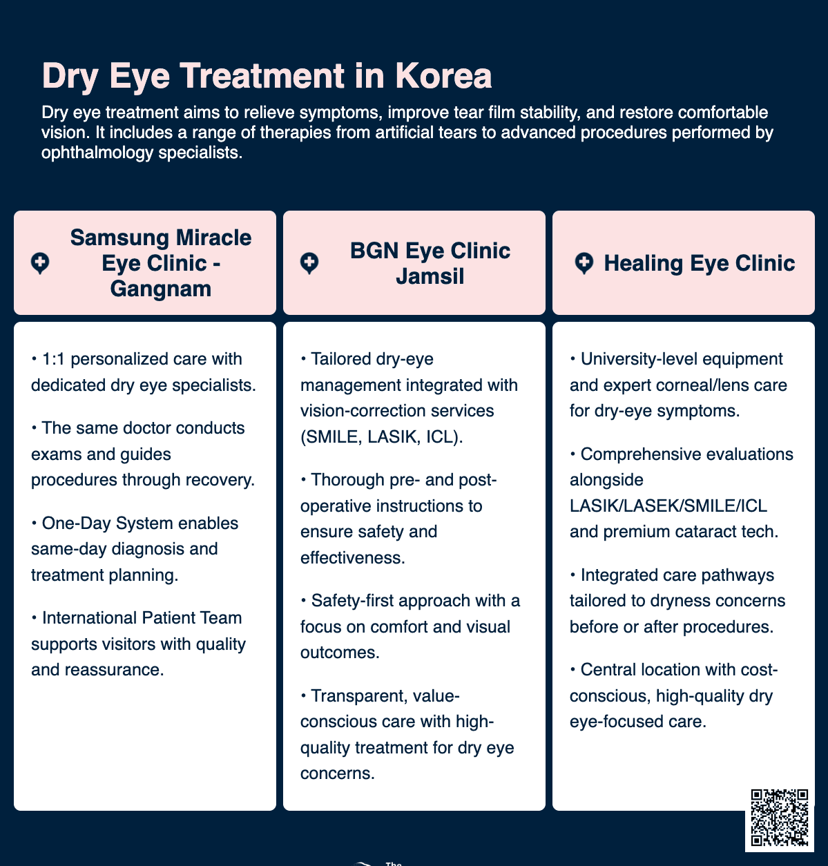 Dry Eye Treatment