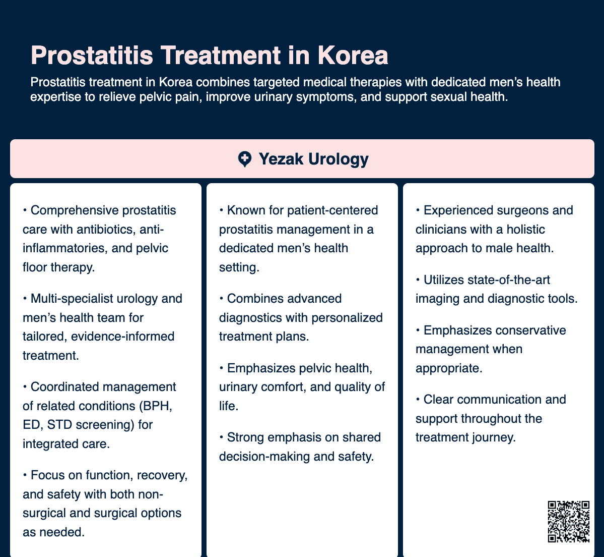 Prostatitis Treatment