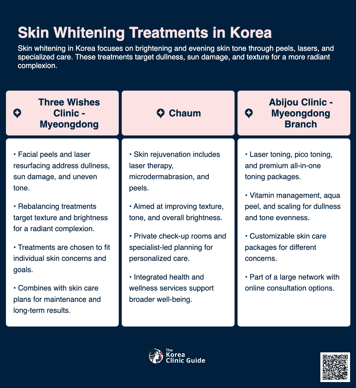 Skin Whitening Treatment