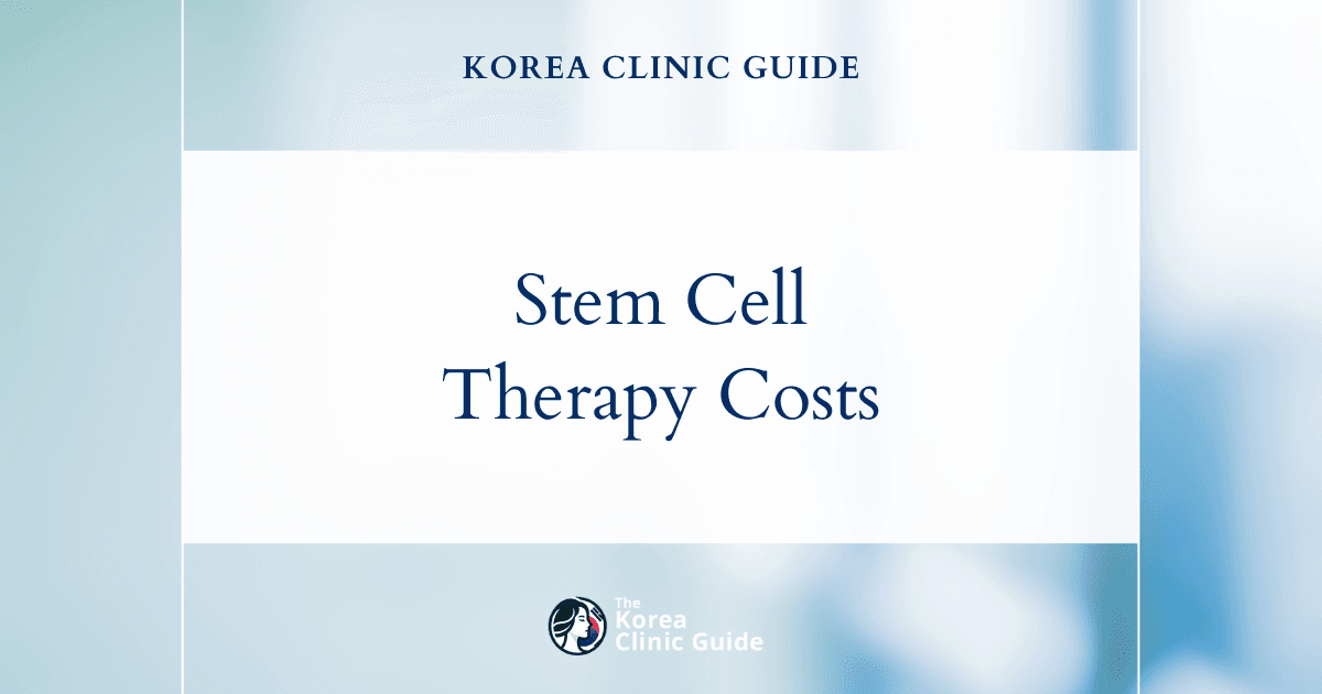 Discover the True Cost of Stem Cell Therapy: Why Korea is Leading the Way