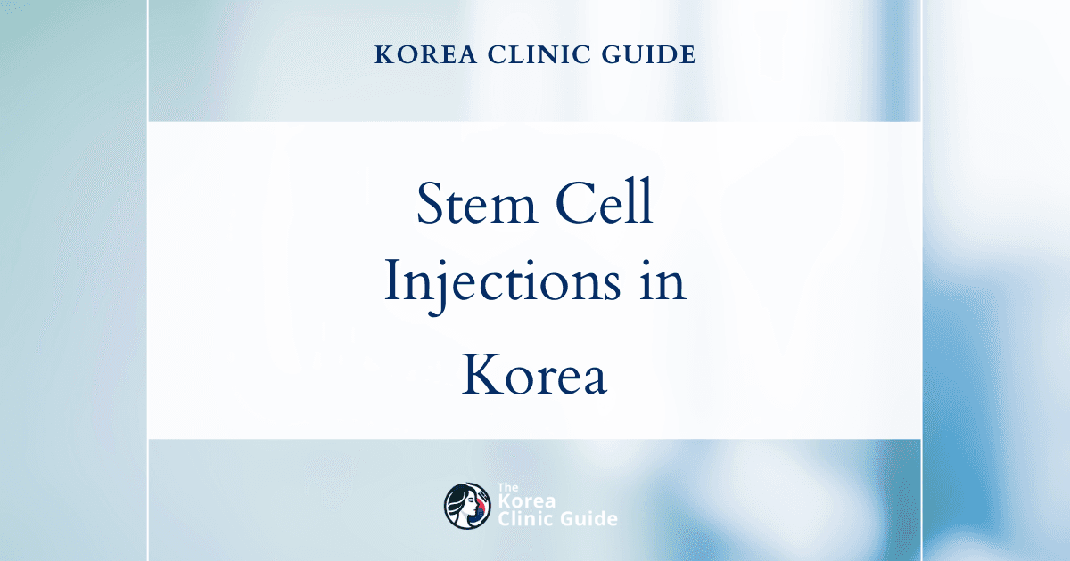 Soft Tissue Injury Treatment: Stem Cell Injection Procedures in Korea for Faster Recovery