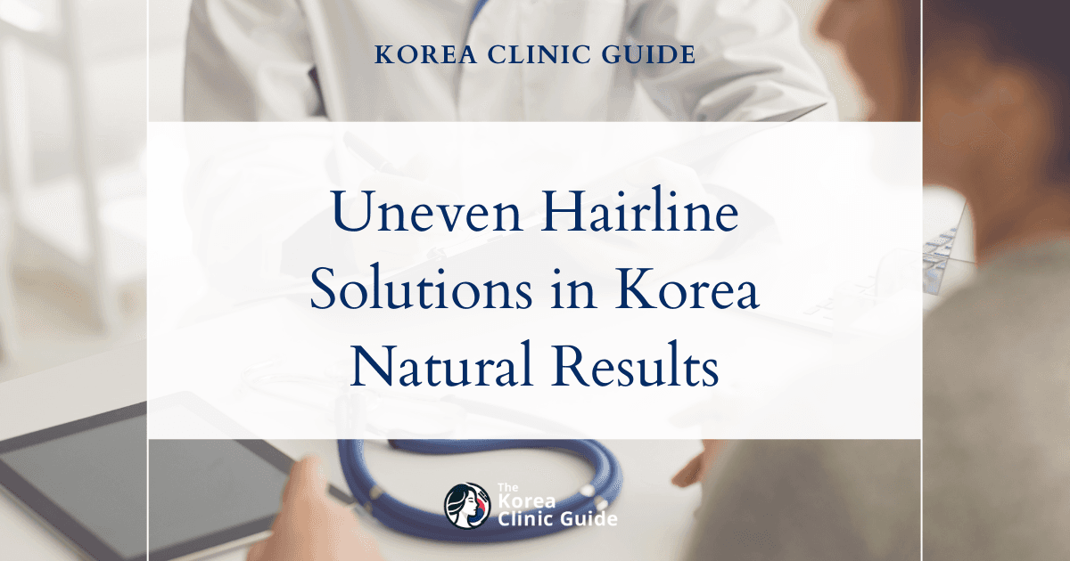 Uneven Hairline Solutions: Hairline Correction Procedures in Korea for Natural Results